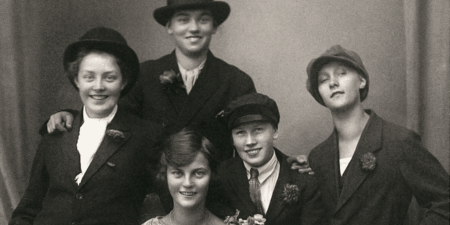 Astrid och med vänner 1924