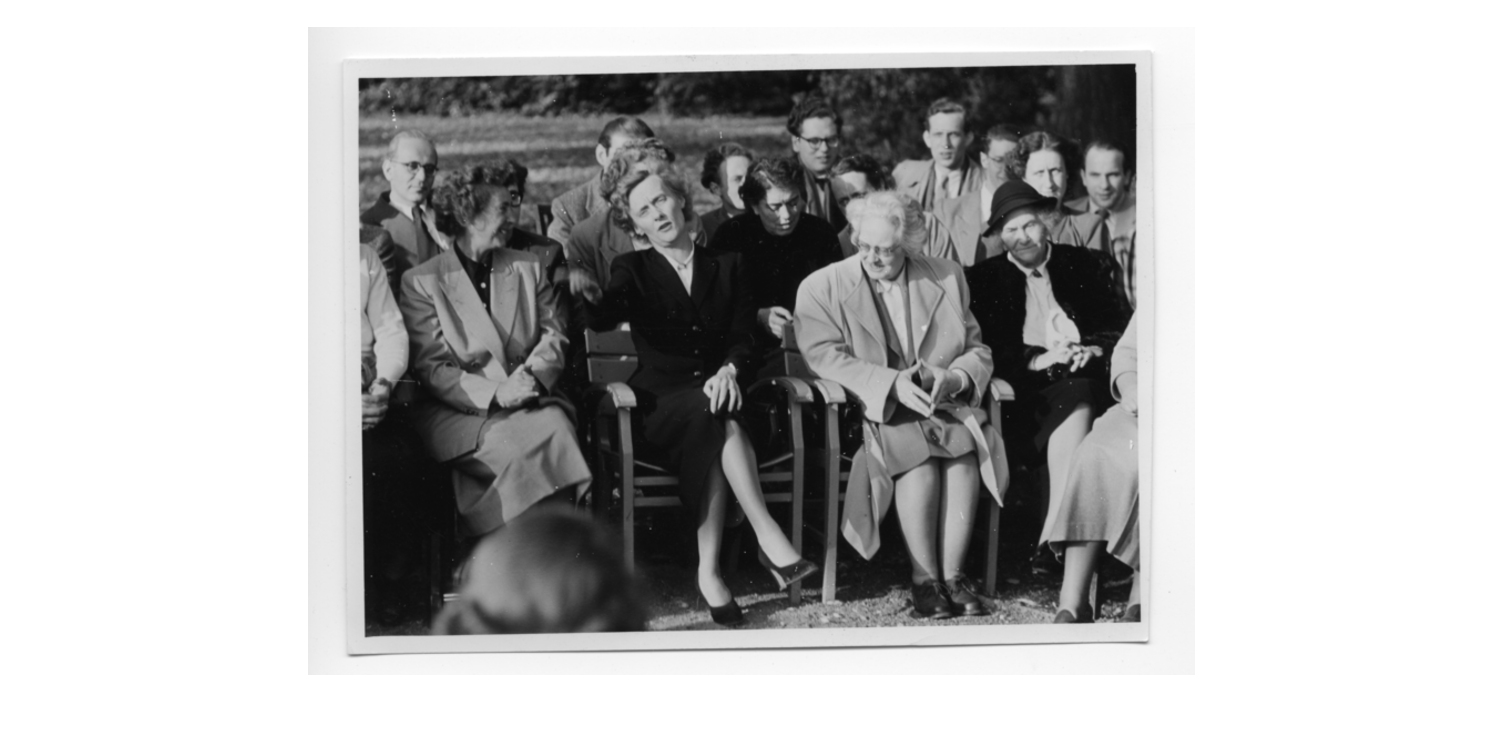 Astrid Lindgren och Louise Hartung