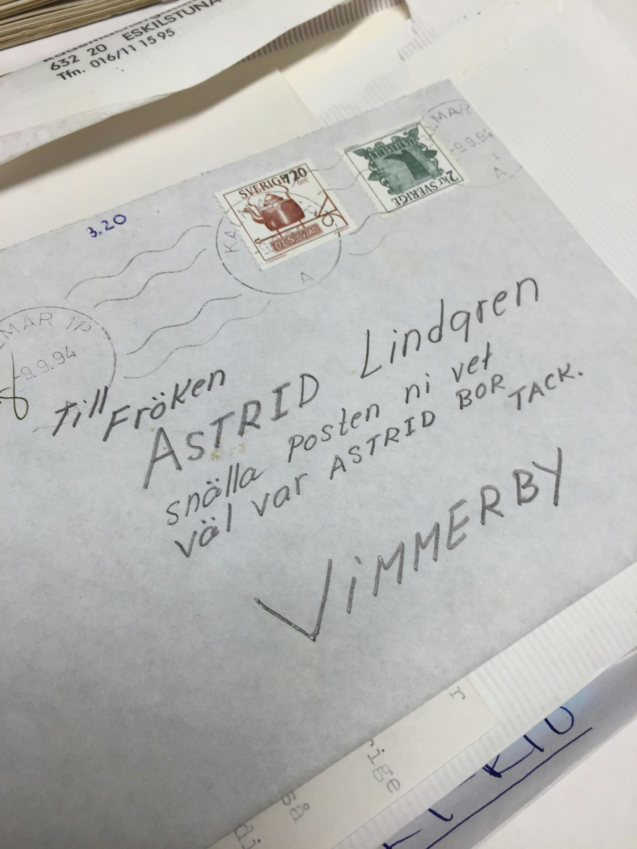 Brev till Astrid Lindgren