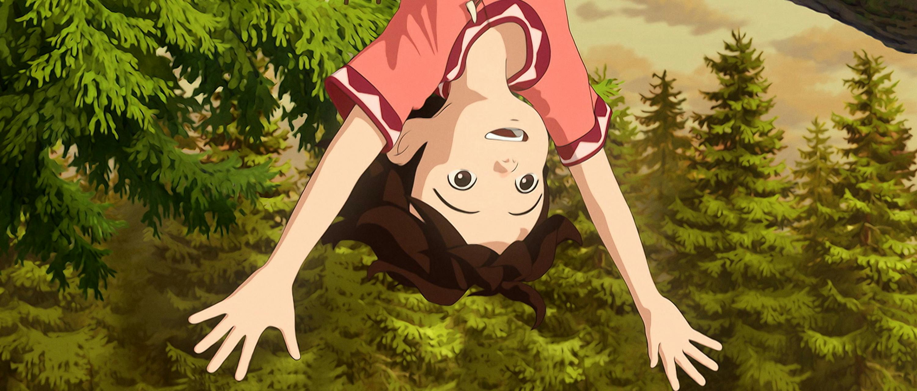 © NHK・NEP・Dwango, licensed by The Astrid Lindgren Company Ronja hänger upp och ner