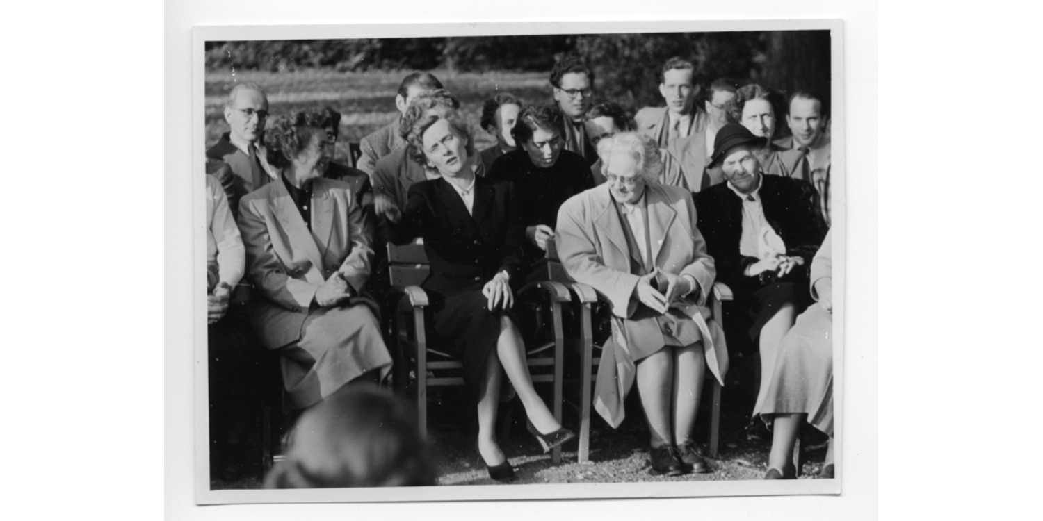 Astrid Lindgren och Louise Hartung