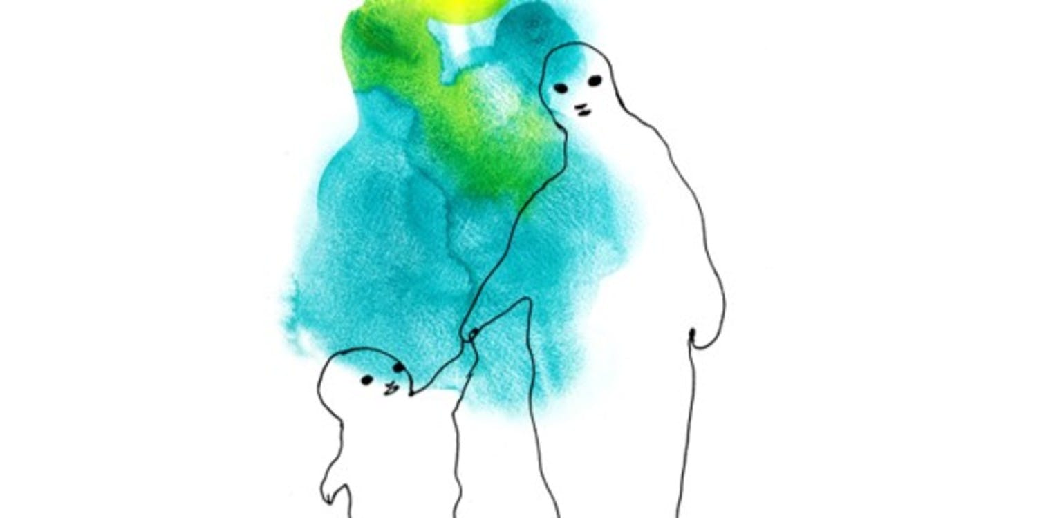 Illustration ur boken Aldrig våld!