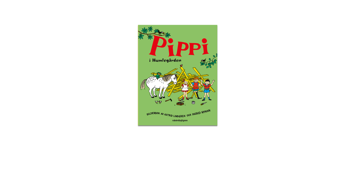 Omslag Pippi i Humlegården