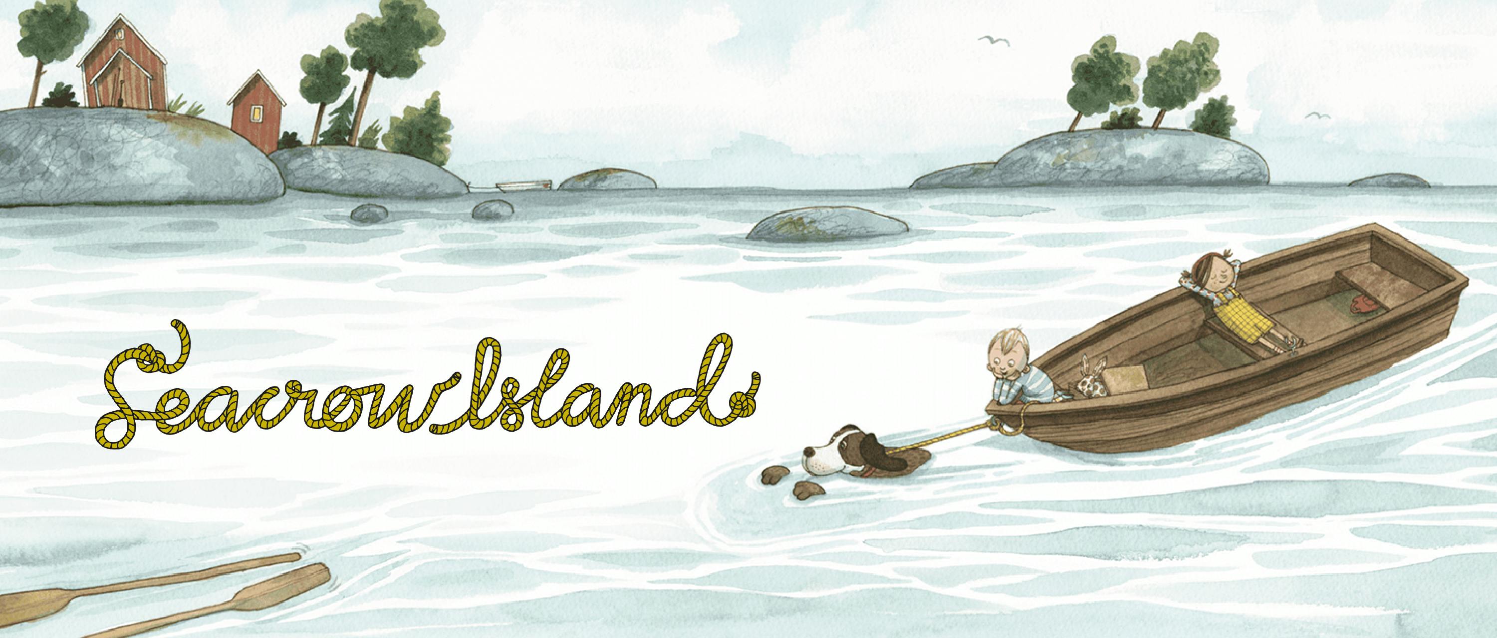 ©Maria Nilsson Thore Seacrow Island logotype and image