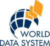 blue and yellow logo for World Data System