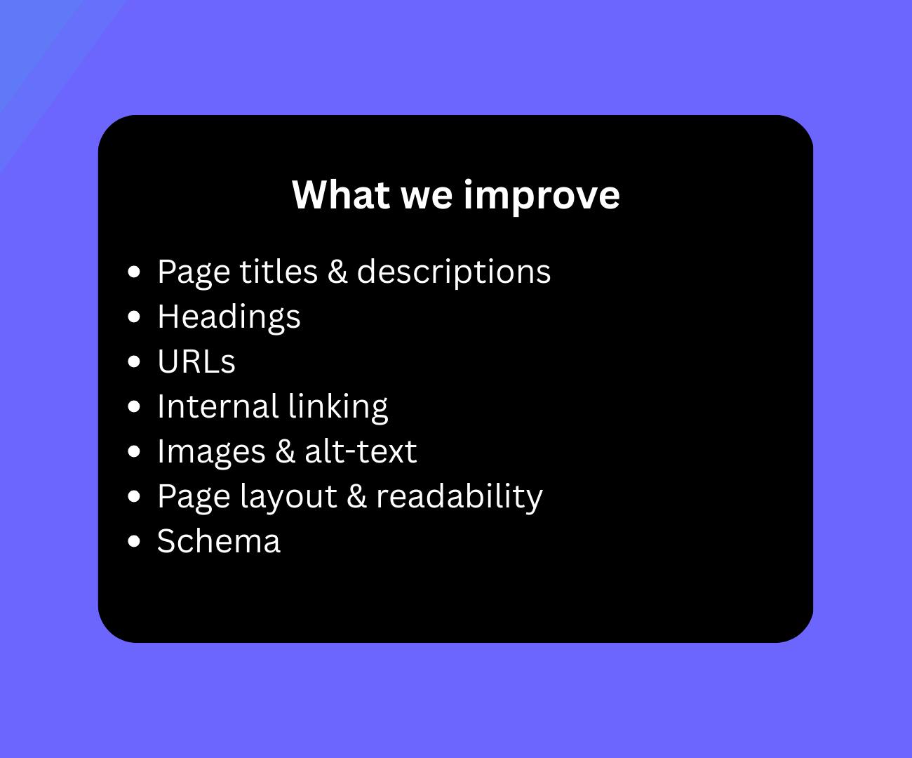 step 3 - optimise website