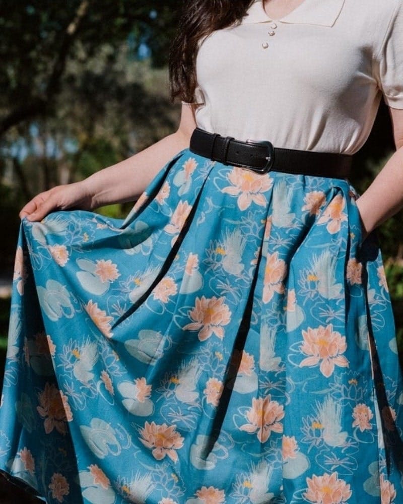 la jupe midi qui ne se froisse pas par atelier unes