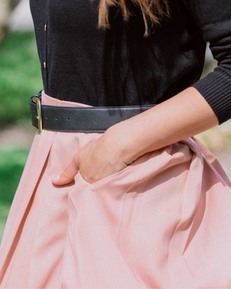 le jupe midi en tencel par atelier unes est hypoallergenique