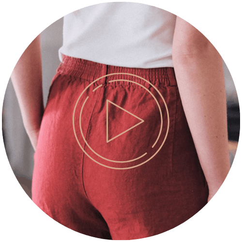 short plisse avec elastique pour femme confortable et decontracte atelier unes