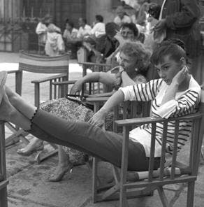 Inspiration de la marinière Lula en lin égérie Audrey Hepburn