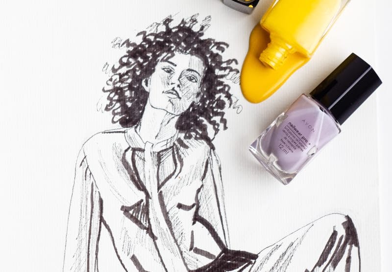 croquis dessin de silhouette féminine par atelier unes marque de mode durable cocreation communauté