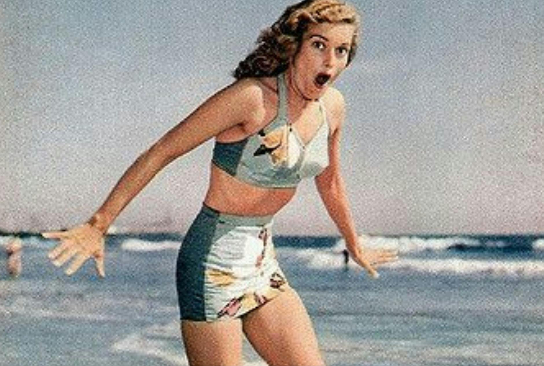 résultats sondage article pour le maillot recyclé deux pièces atelier unes imprimé nymphéa produit en cocréation image vintage