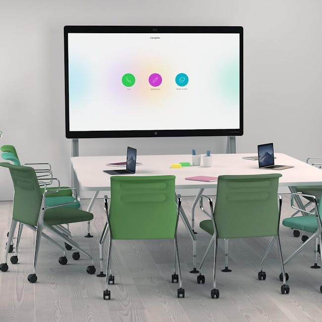 Sala konferencyjna wyposażona w Cisco Webex Devices