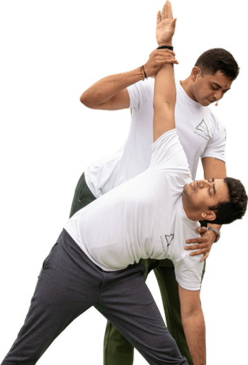 Assisted Yoga Pose