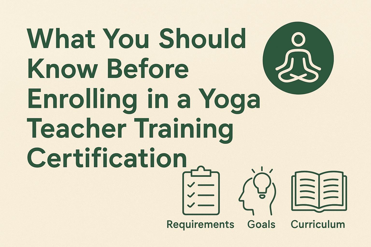 What You Should Know Before Enrolling in a Yoga Teacher Training Certification