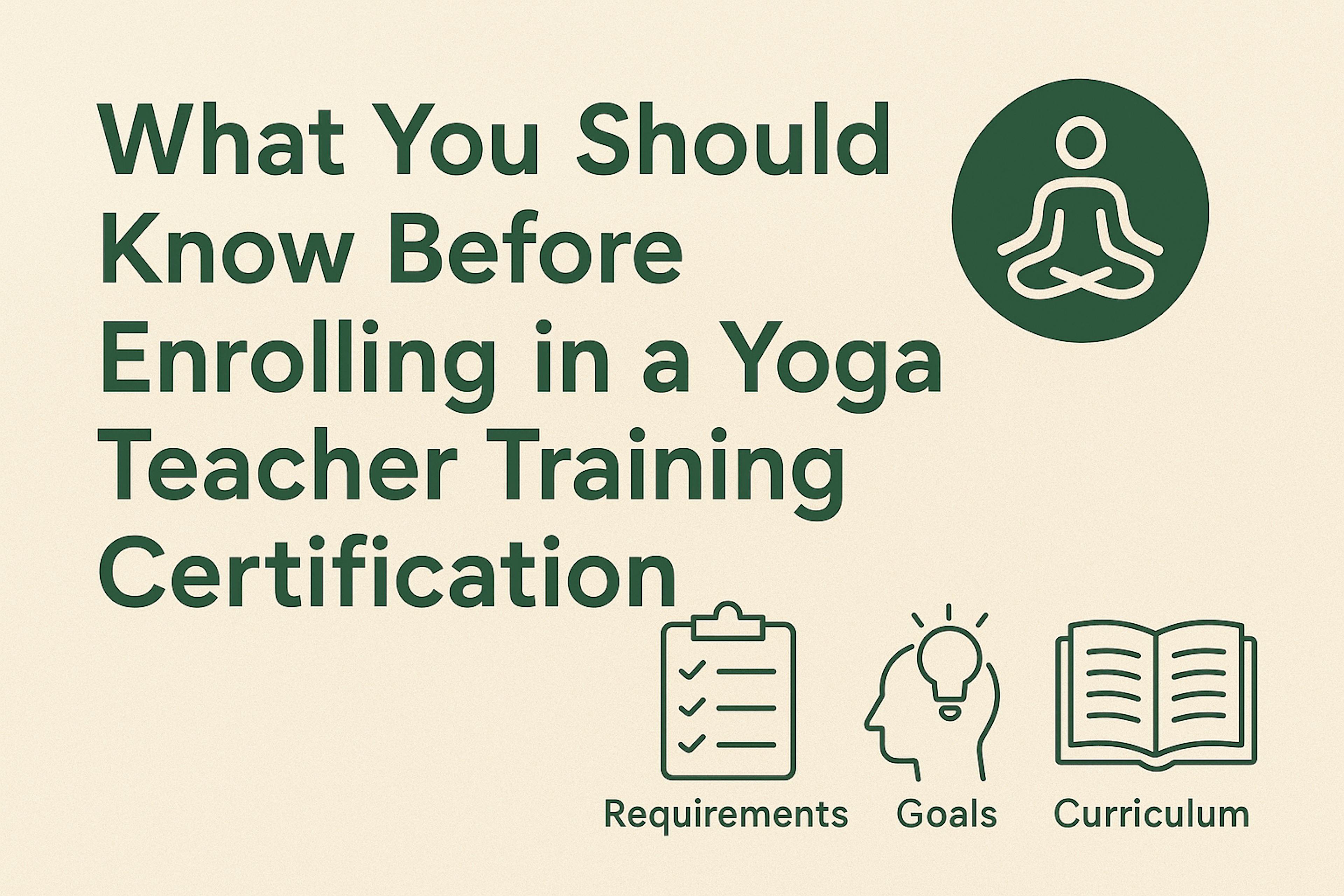 What You Should Know Before Enrolling in a Yoga Teacher Training Certification