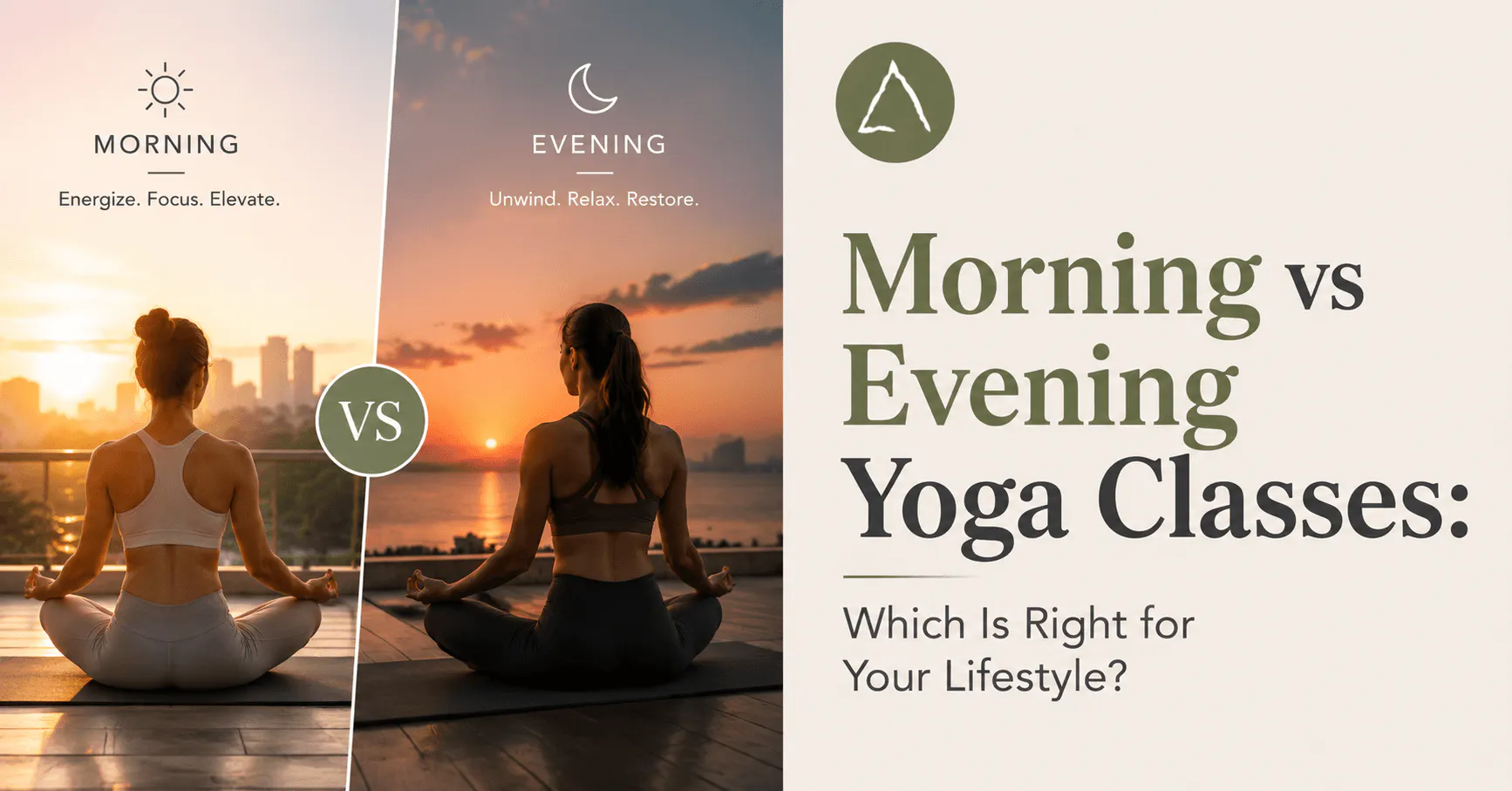 Morning vs evening yoga classes