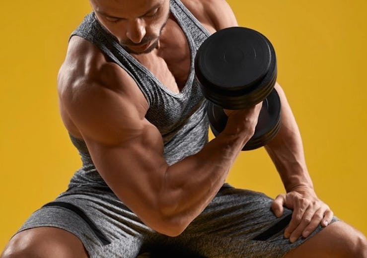 concentration curl bicep exercise