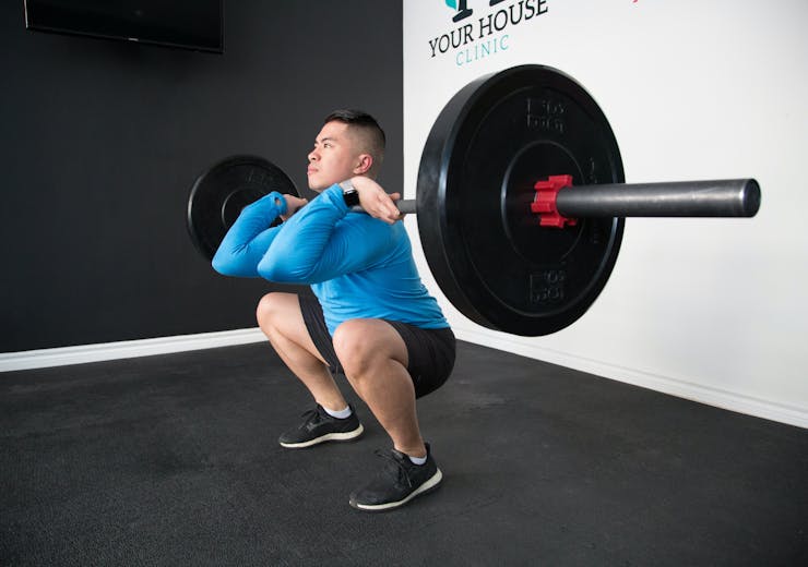 front squat leg exercises for me