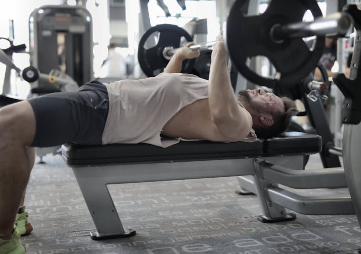 bench press weight gain exercises at gym