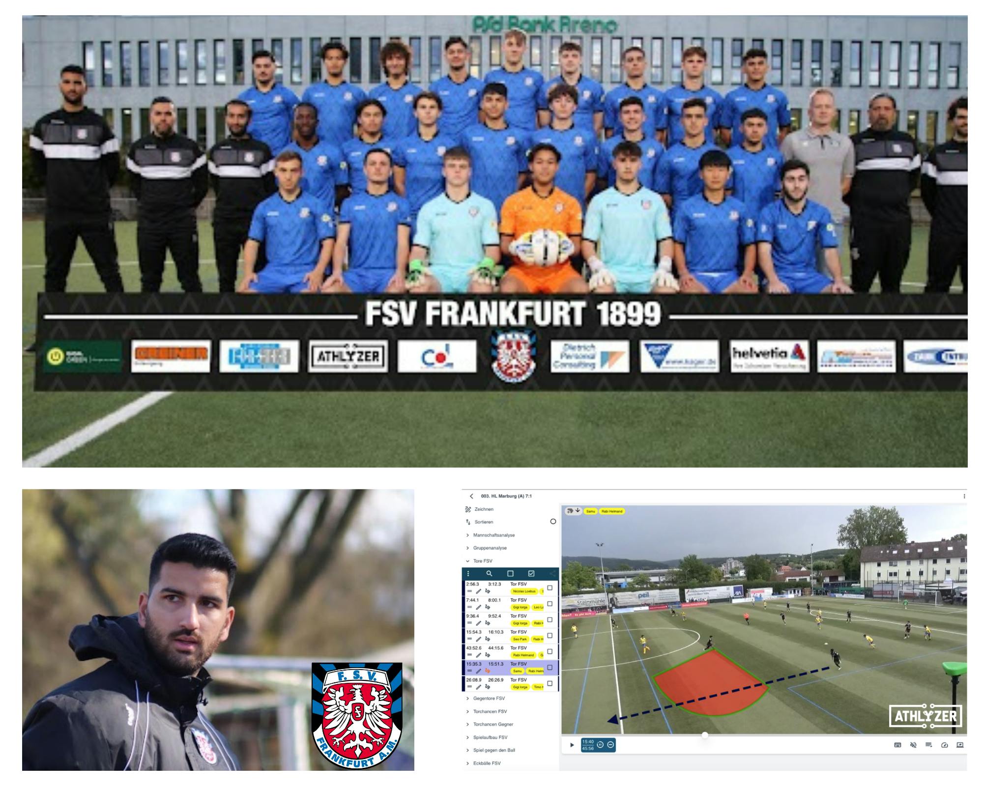 FSV Frankfurt, Spielanalyse mit Athlyzer
