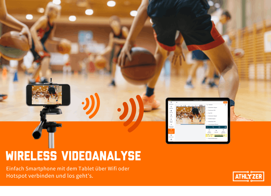 Mit Athlyzer geht Videoanalyse auch wireless