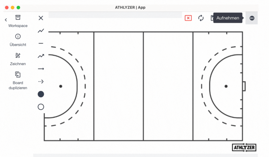 ATHLYZER digital tactics board 