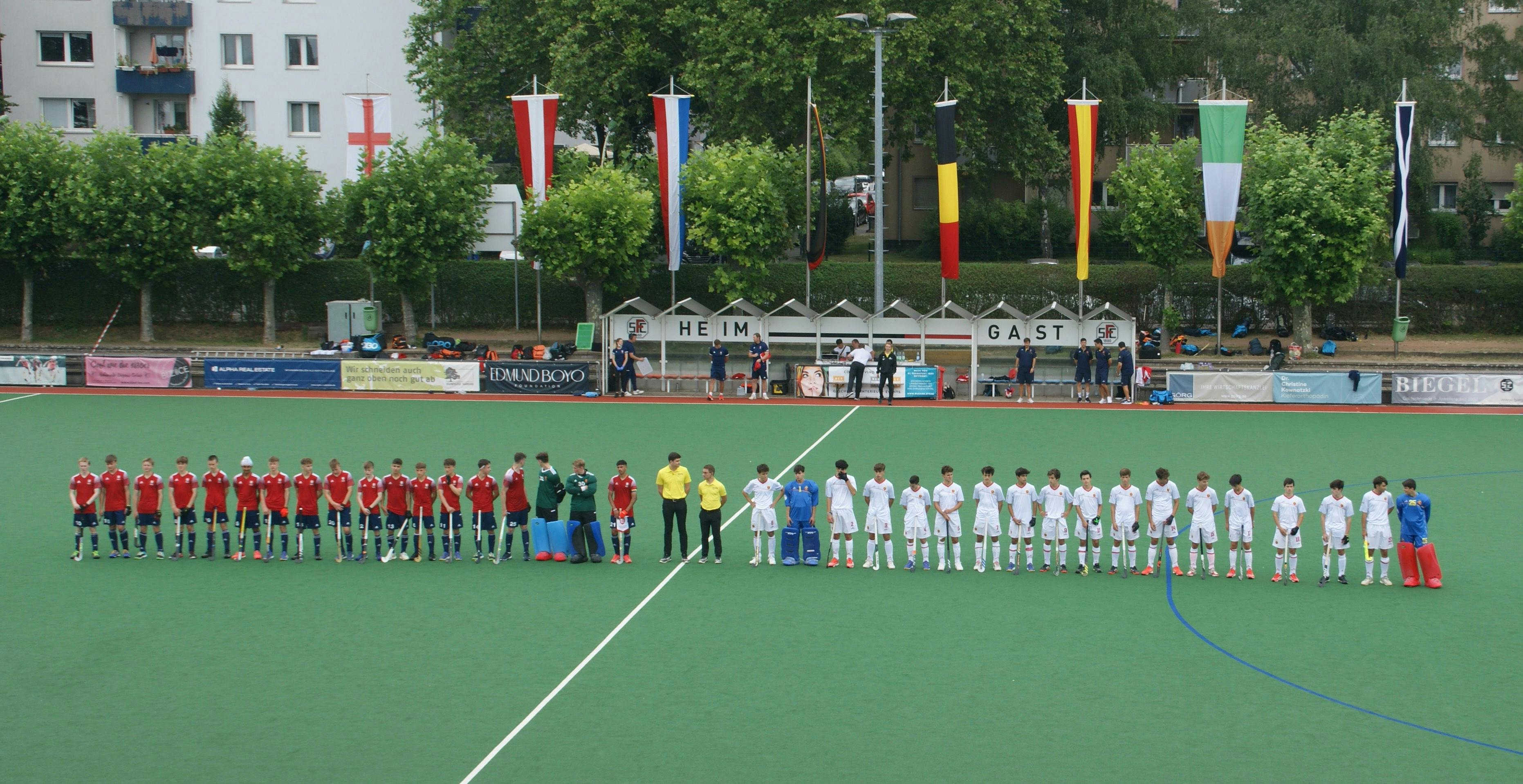 U16 National Hockey Teams at the 8-nation tournament in Frankfurt
