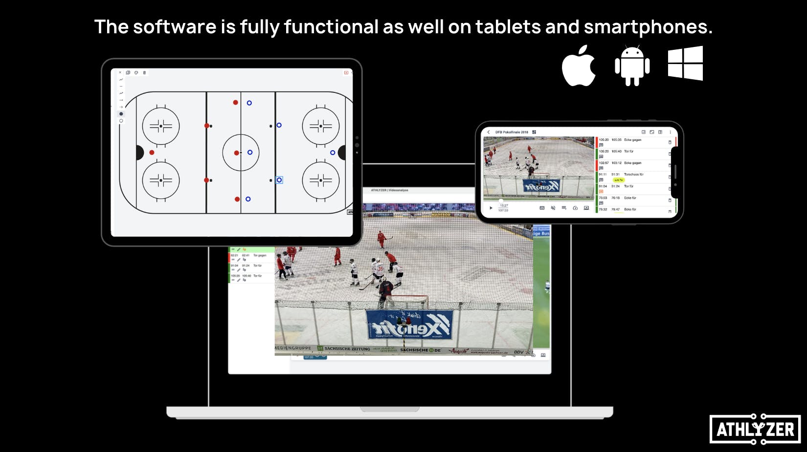 Work on up to 3 devices at the same time - even offline. No matter if it is an Apple, Windows, IOS or Android operating system.