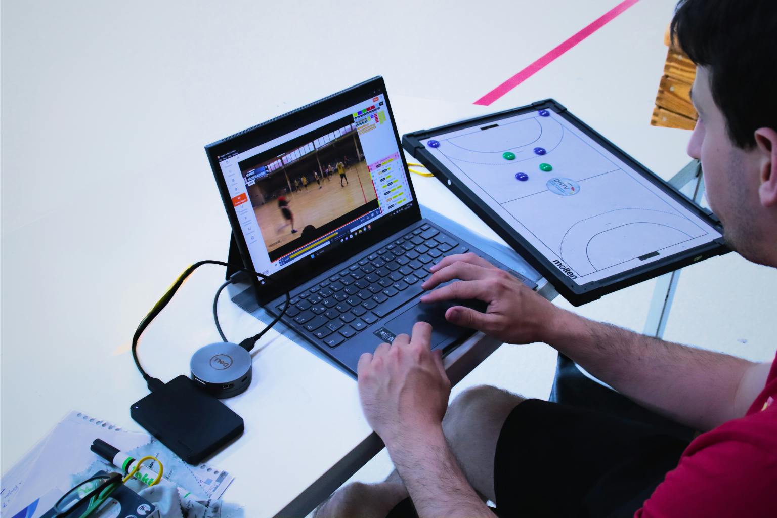 Videoanalyse mit ATHLYZER bei den Deafboys (Handball)