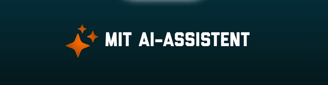 miniATHLYZER App Logo unter dem der Schriftzug mit AI-Assistent steht.