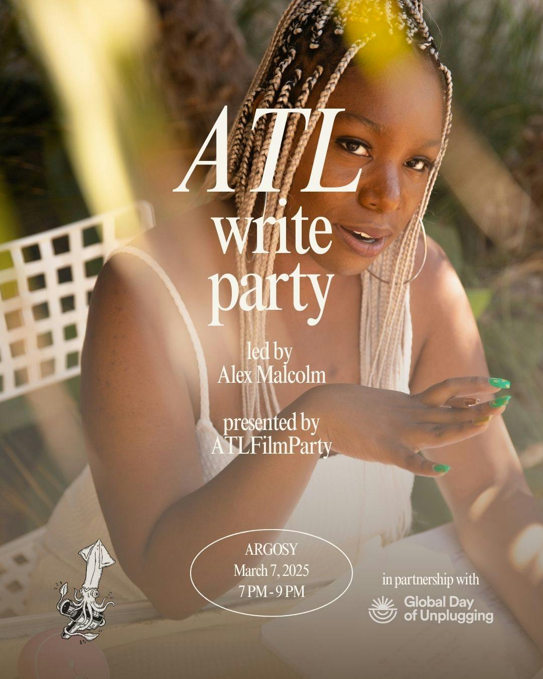 Global Unplugging Day and AFP present "ATLWriteParty"
