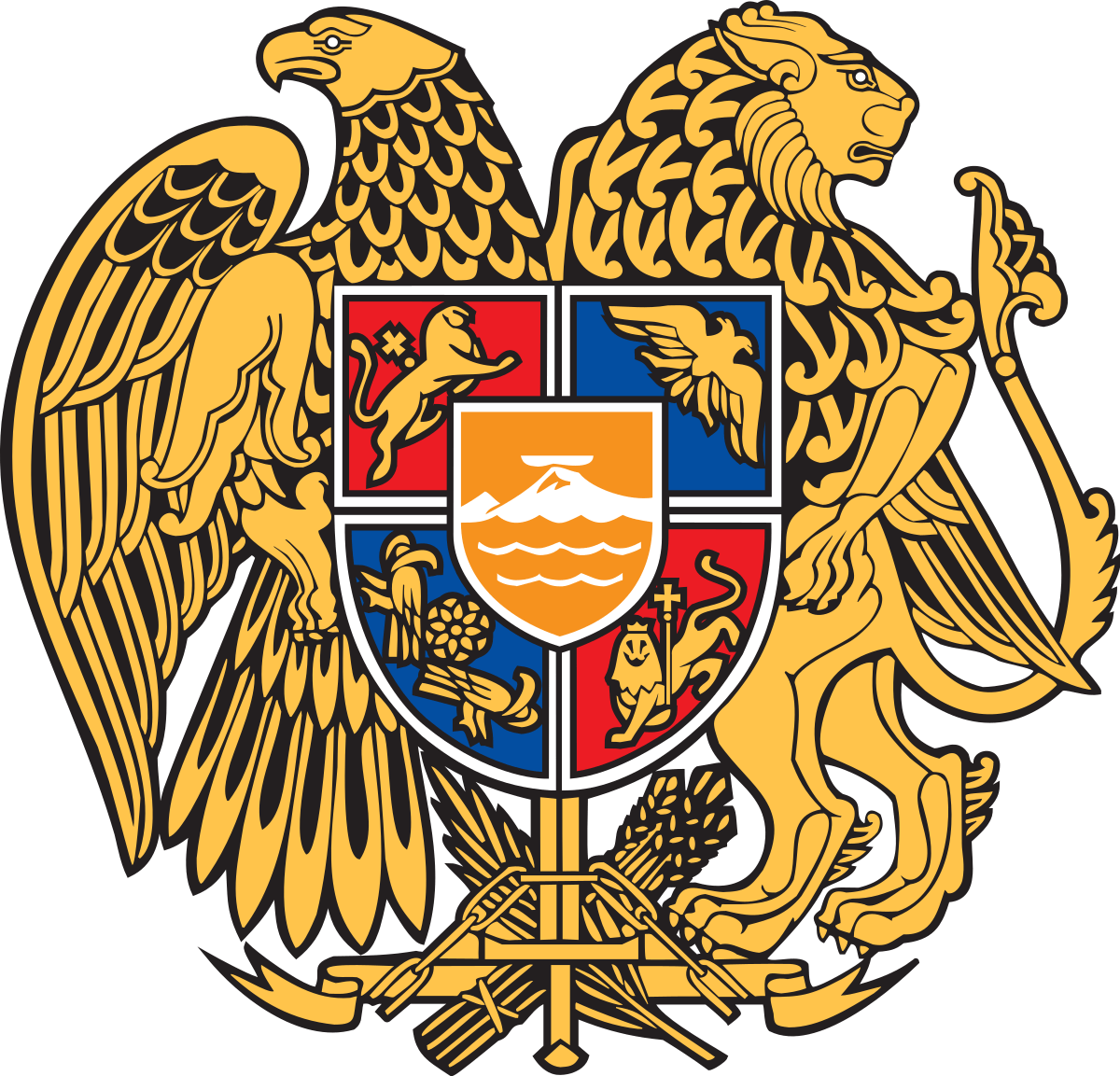 Coat of Arms of Armenia.