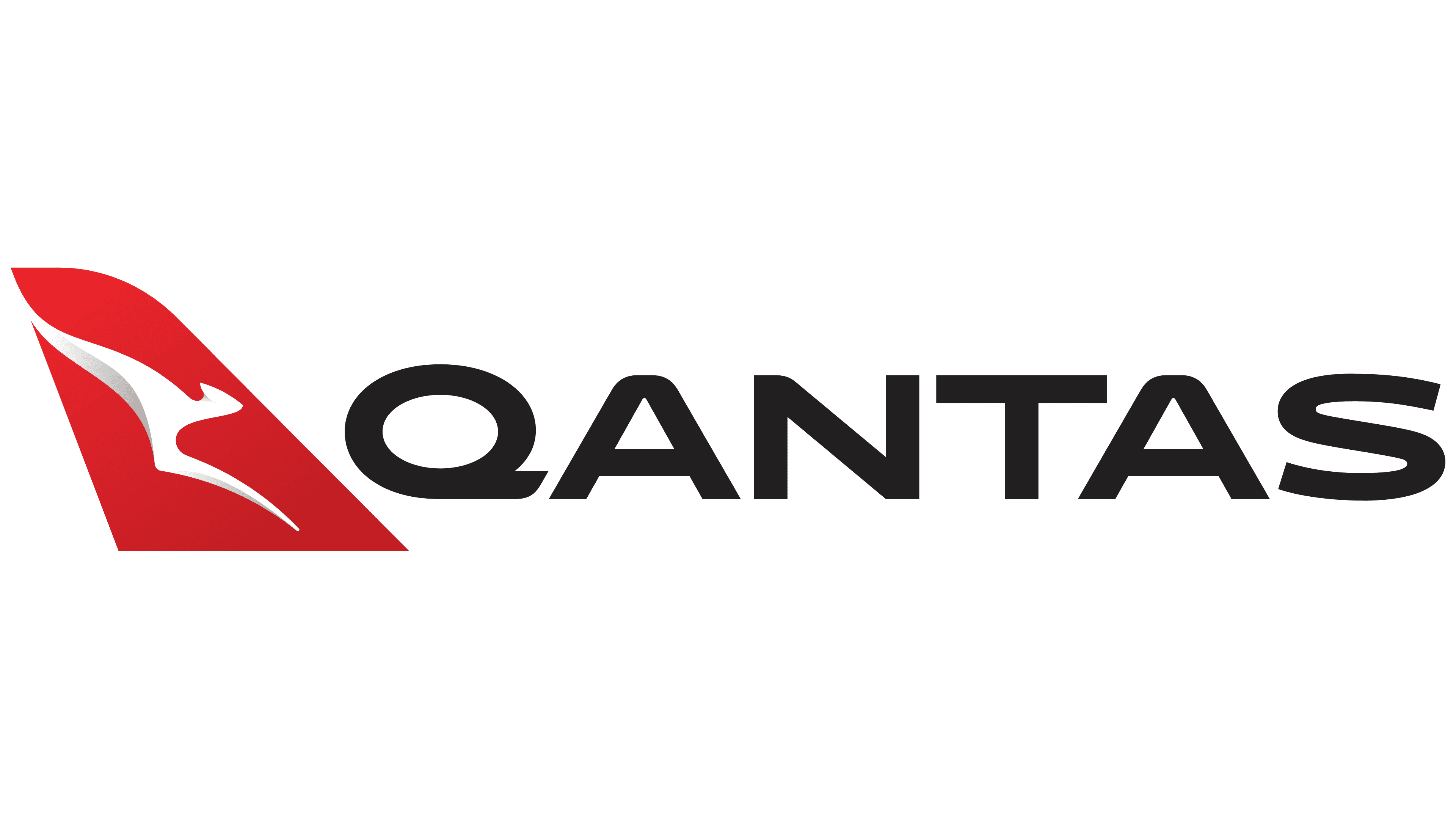 Qantas airline logo.
