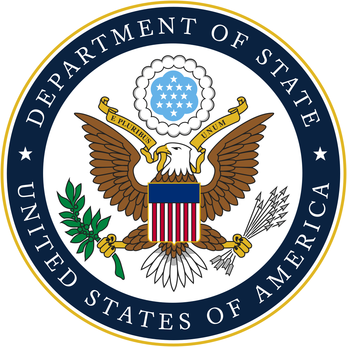 Department of States USA logo.