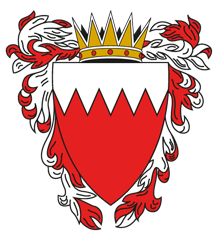 Bahrain coat of arms logo.