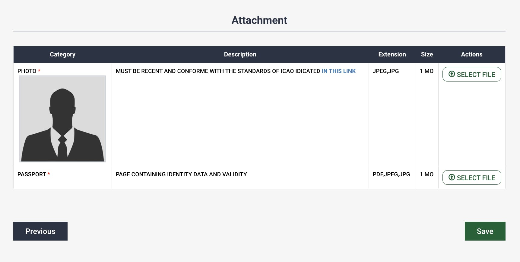 Online application for an e visa for Morocco.