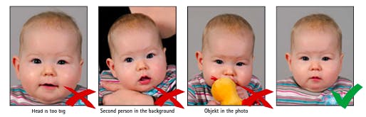 Saudi Arabia Visa Photo Requirements for Infants