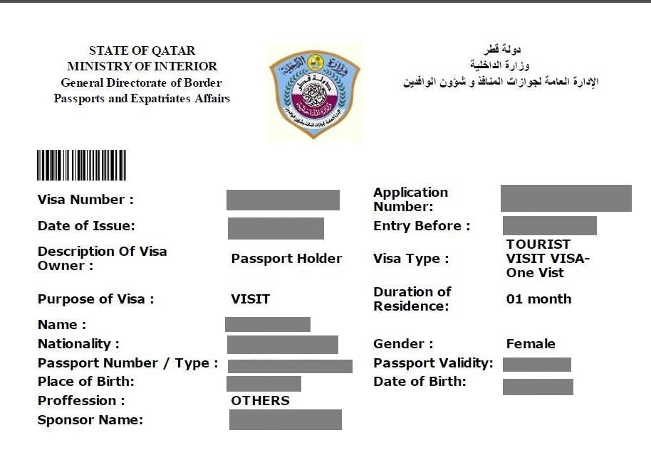 Qatar Visa Information For Indians Travel Visa World