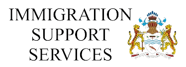 Guyana immigration and support services logo.