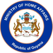 Logo of the Ministry of Home Affairs, Guyana.