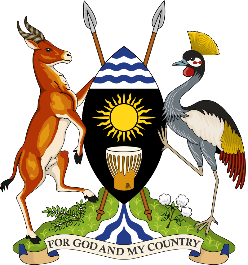Uganda coat of arms logo.