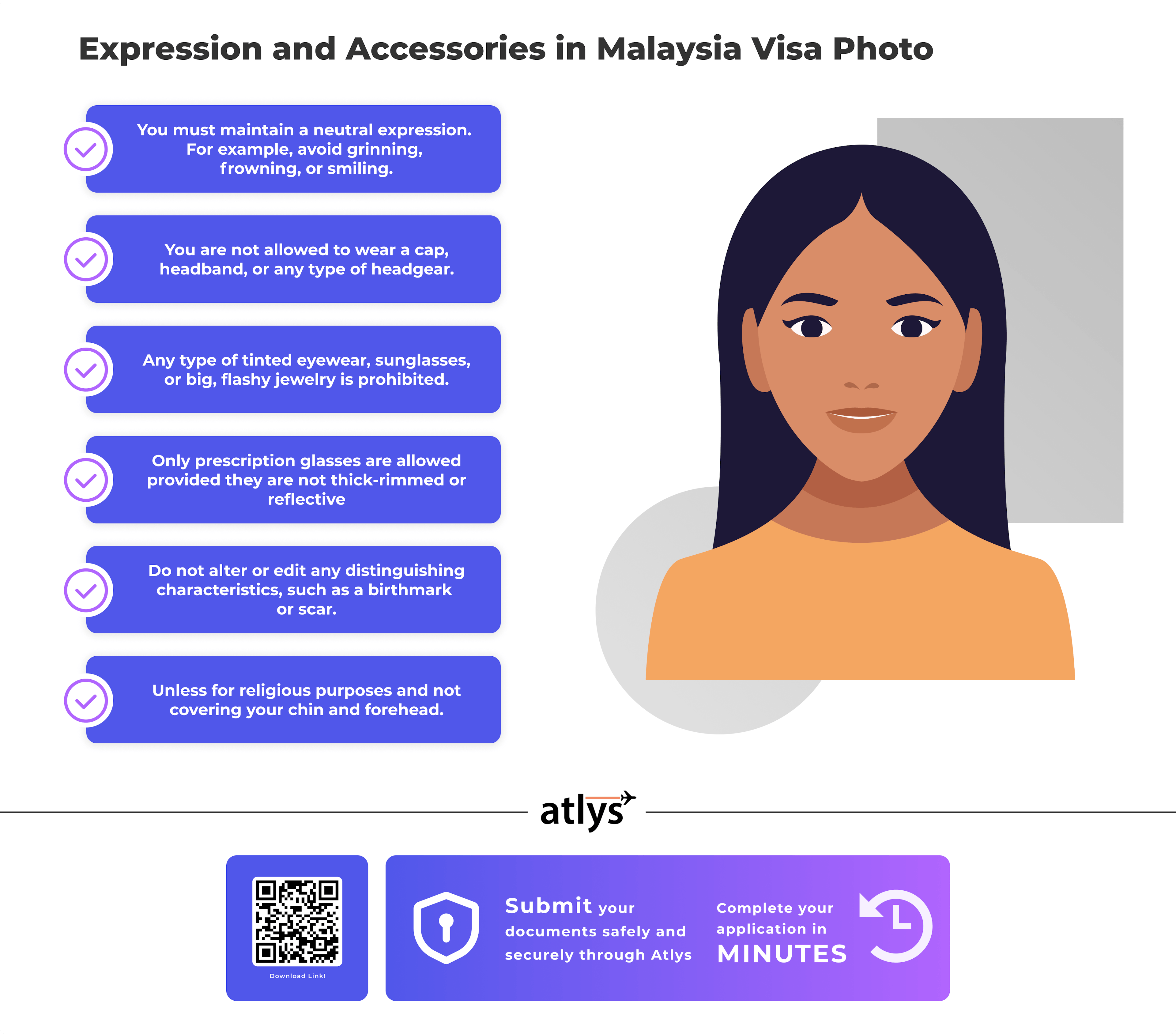 Malaysia visa photo requirements for Indians.