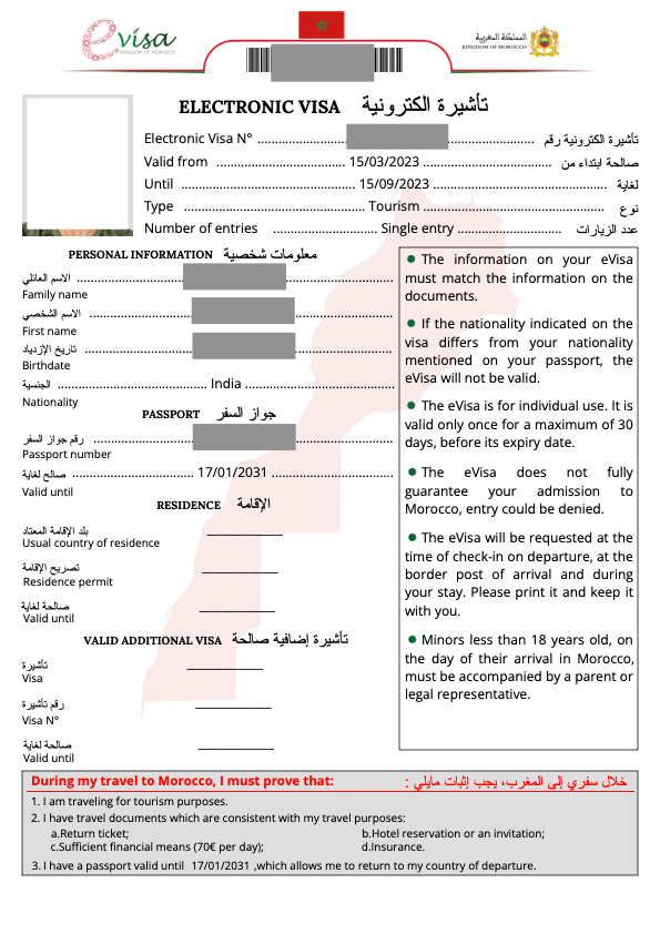 Morocco Visa For Indians Easy EVisa Application Process   MDg3MDkwMDgtZjU5NC00NTllLWI4MWMtODA4YWFjMzZhYmUy Morocco E Visa Sample D075693809 