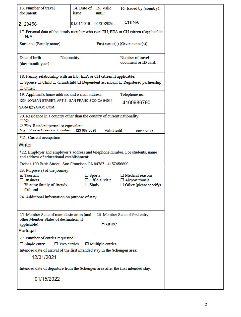 France Embassy Washington DC - Visa Guide for USA Residents