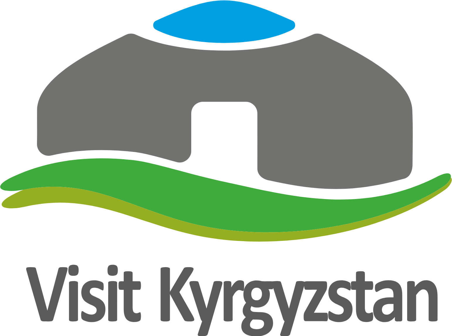 Visit Kyrgyzstan logo.