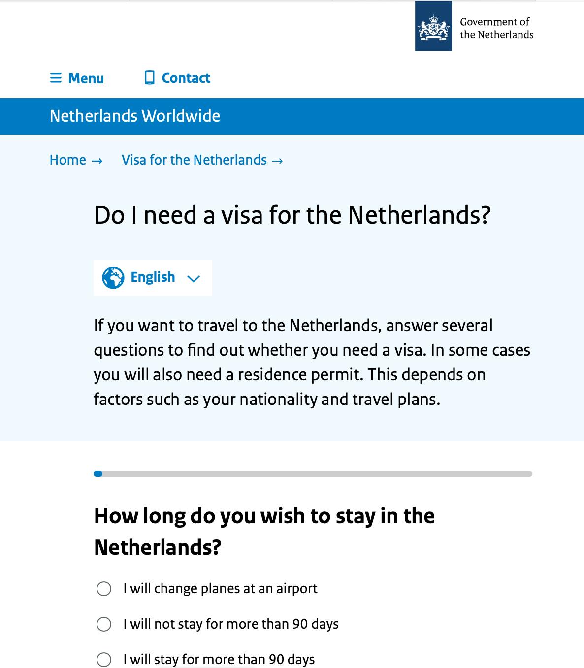 Check if you require a Netherlands visa