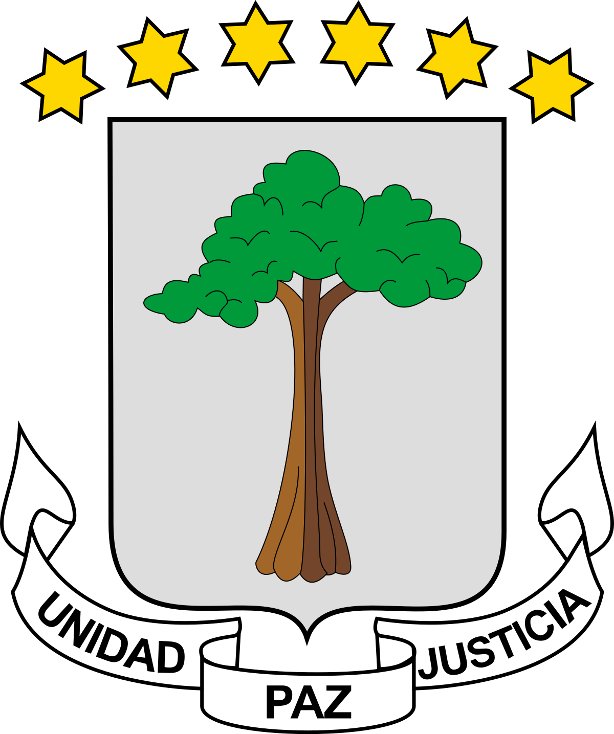 Equatorial Guinea coat of arms.