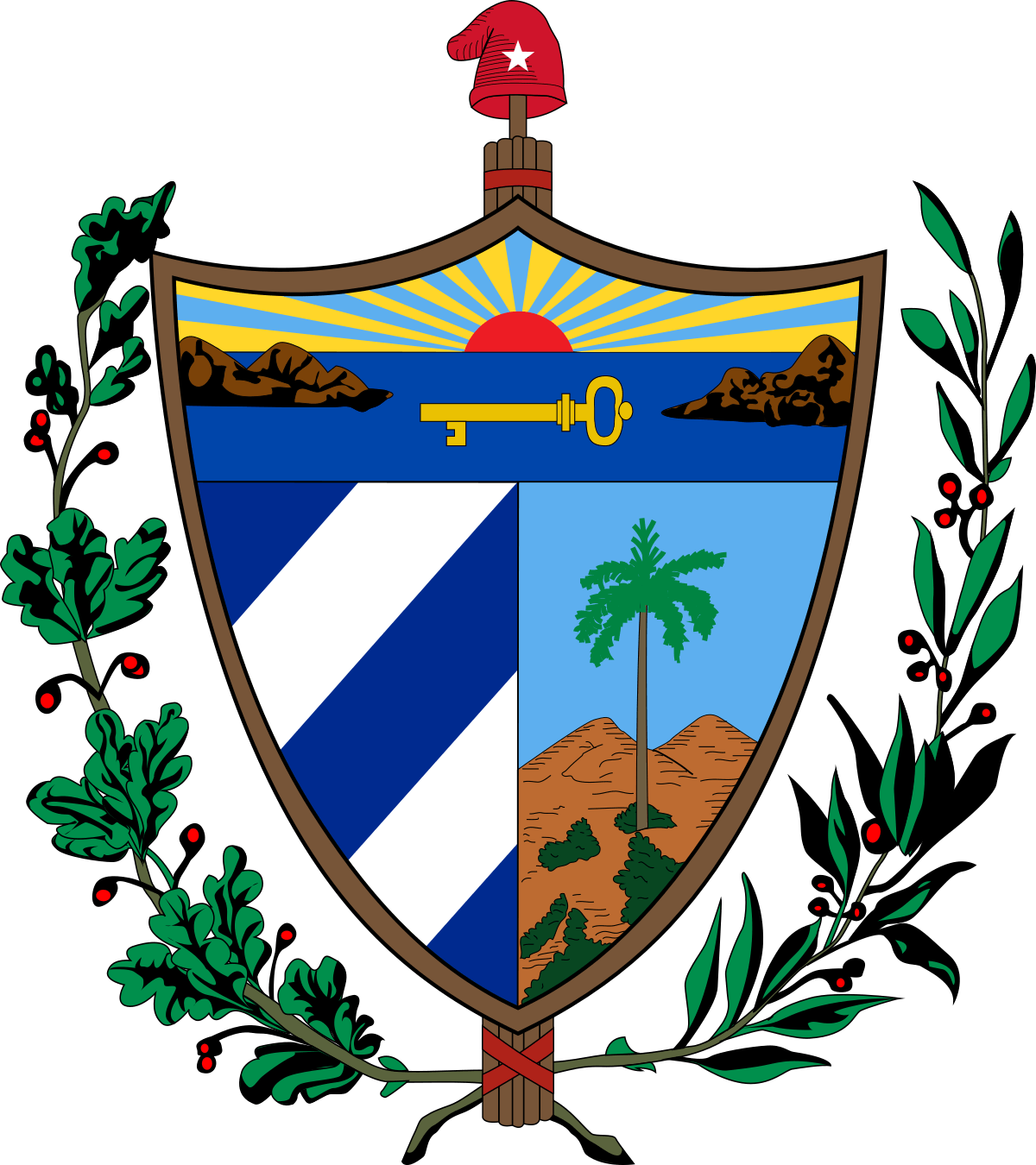 Coat of Arms of Cuba.