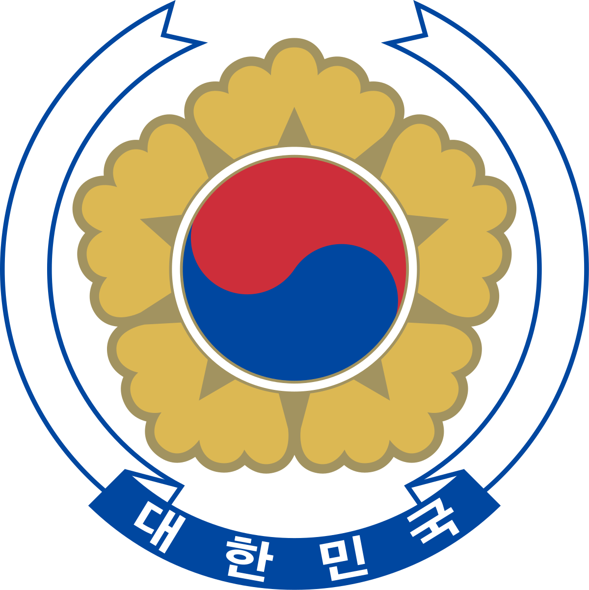 South Korea National Emblem logo.